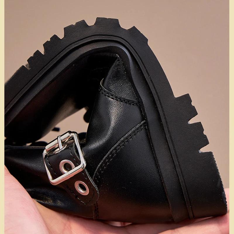 2024 Children Short Boots for Girls Autumn Winter New Fashion UK Style Chic Soft Comfortable Anti-slippery Casual Leather Shoes