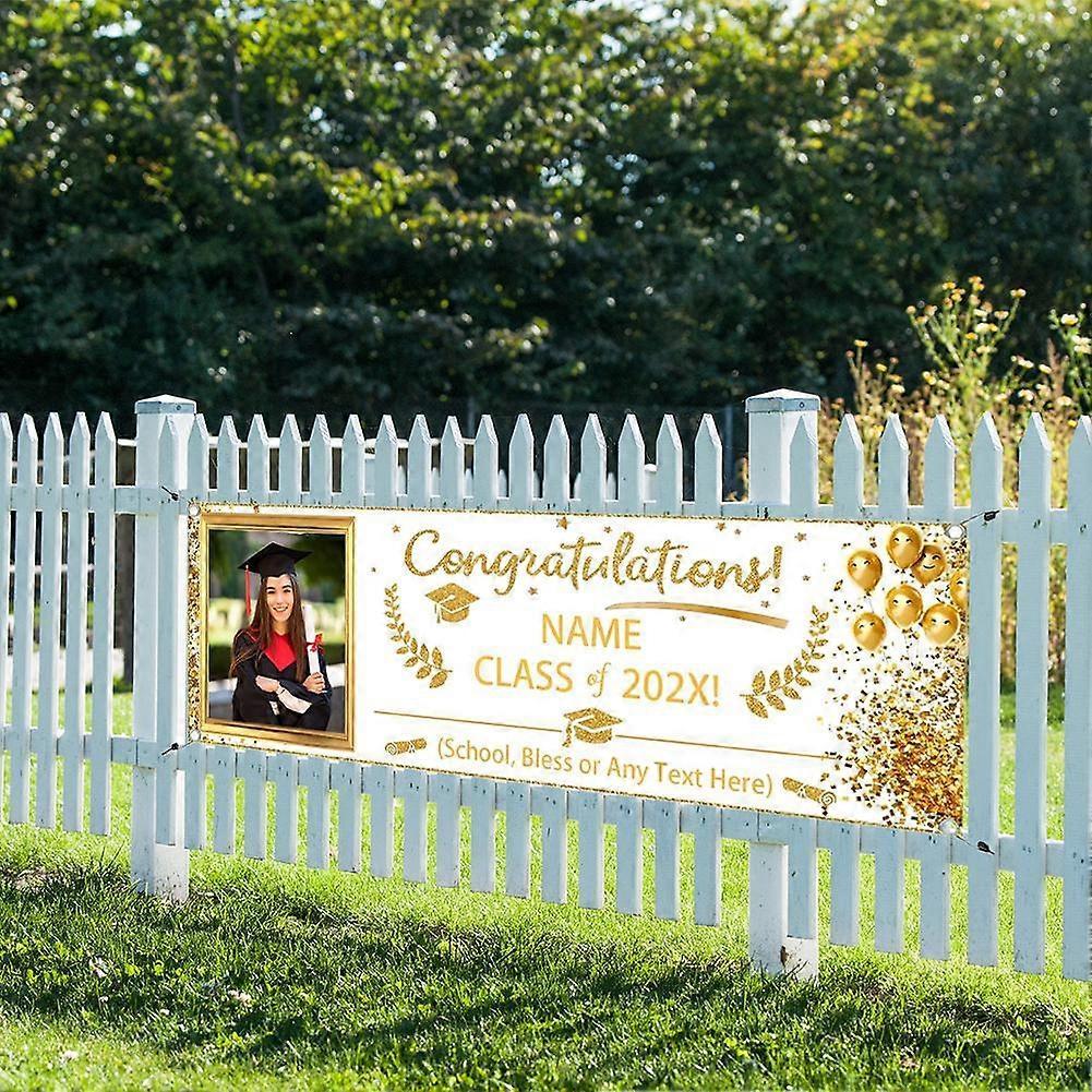 Graduation season banner Supporting Flag Dormitory Decoration