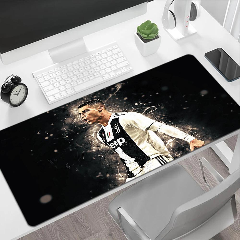 Ronaldo Juventus Celebration Gaming Mouse Pad Gamer Mousepad Study Desk Mat Non-Slip Rubber Base Perfect for Office Laptop Gaming Setup