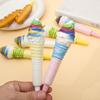 Ice Cream Pinch Bounce Pen Ballpoint Pen Squeeze Sensory Toy Pen Cute Soft Gel Pen  Children Gifts