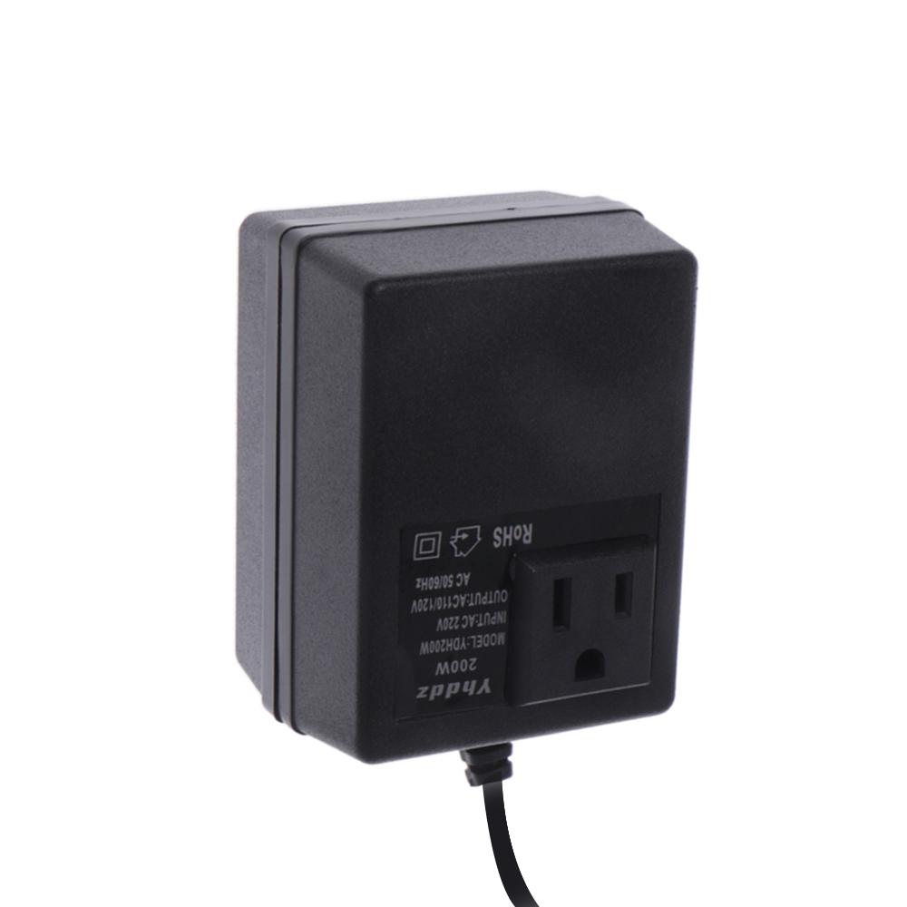 AC Power Adapter 200W EU 220V To 110V Voltage Step Down Travel Voltage Transformer Converter
