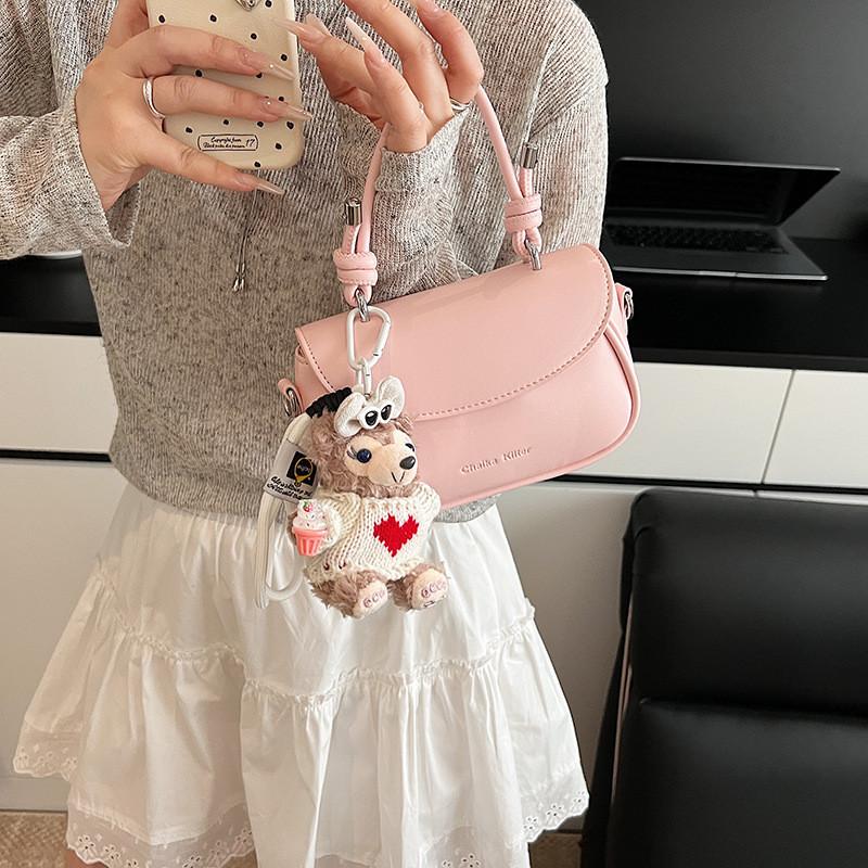 IELGY Summer Fashion Ladies Handbag Simple All-Match One-Shoulder Messenger Mobile Phone Small Square Bag