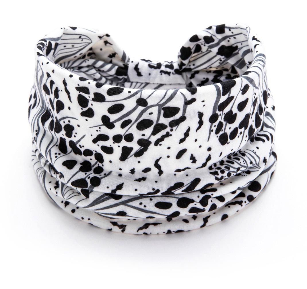 

Богемная эластичная хлопковая повязка на голову, впитывающая пот, для женщин - Европейский и американский аксессуар для волос для йоги и спорта