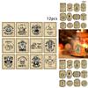 Halloween Vintage Wine Bottle Labels With Removable Stickers For Party Decor And Event Setup