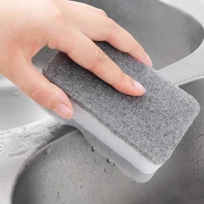 5-50PCS Double-sided Cleaning Sponges Magic Super Absorbent Pan Pot Dishwashing Scouring Pad Wipe Household Kitchen Clean Amagi