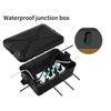 Waterproof Electrical Box Outside Cable Connection Socket Enclosure Outdoor Extension Cord Connection Box for Garden Holiday