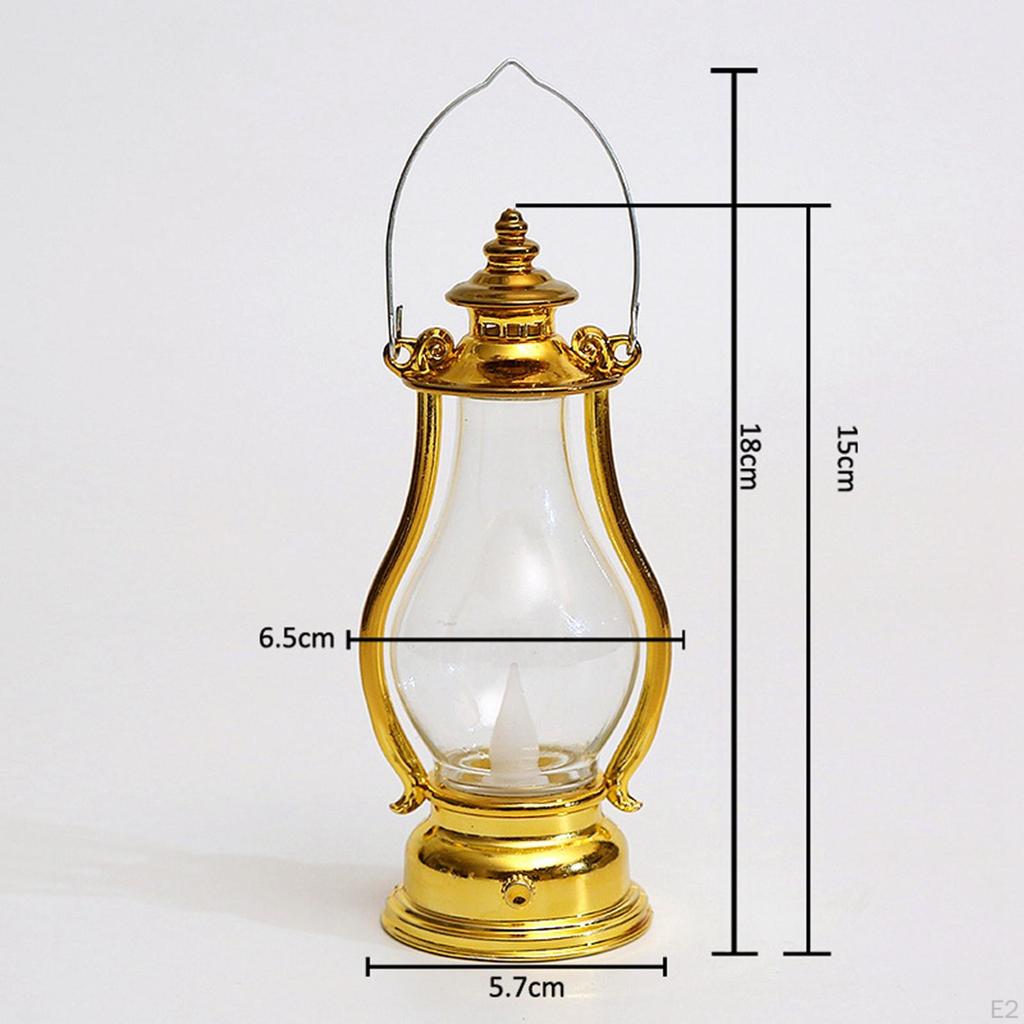 LED Lantern Flameless, Outdoor Hanging Lanterns Decorative, Battery Powered Flameless