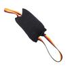 Dog Bite Tug Toy Lightweight Portable Stuffless Puppy Training Bite Pillow Toy for Outdoor Black