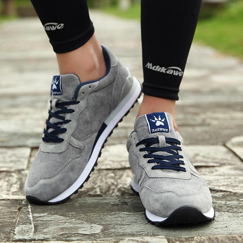 Spring and Autumn Pigskin Men's Shoes Casual Leather Shoes Men's Sports All-Match Fashion Breathable Student Sneakers Men