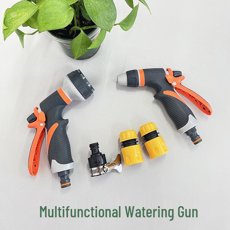 

High Pressure Car Wash Water Gun with Telescopic Hose - Ideal for Household, Garden Watering, and Balcony Use Straight Head Water Gun