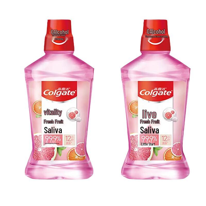 Colgate Vitality Fruit Flavor Mouthwash (2 x 500ml)