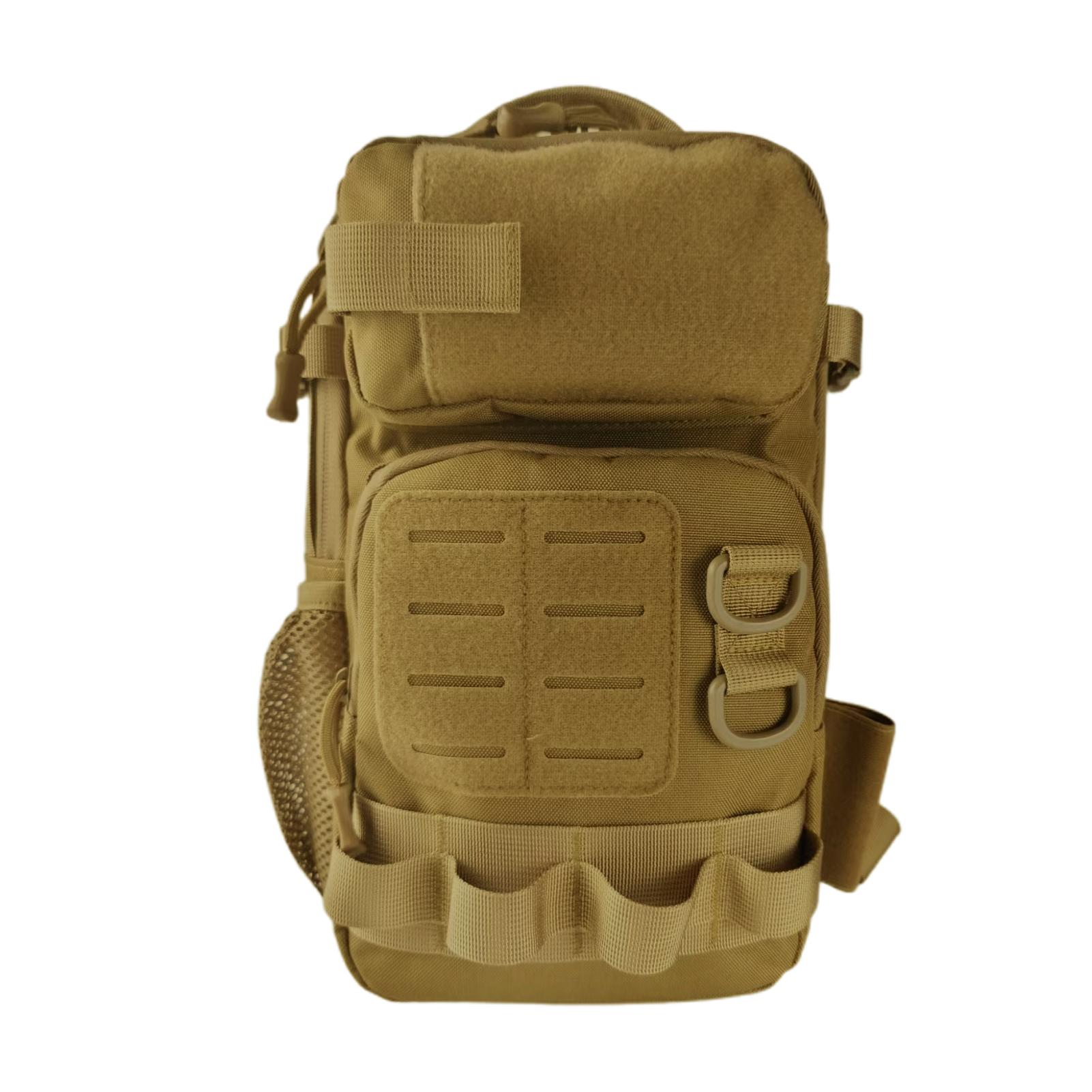 

Men Chest Shoulder Bag Outdoor Fishing Nylon Rainproof 20L Large Capacity Multi Hiking Camping Travel Essential