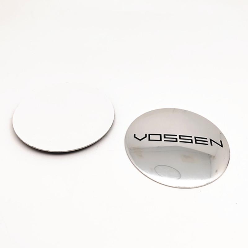 4pca 45mm 50mm 56mm 60mm 65mm Vossen Wheel Cap Sticker Emblem Badge Car Rim Decal