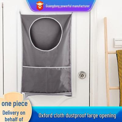 Wall-Mounted Waterproof Oxford Cloth Laundry Basket & Storage Bag