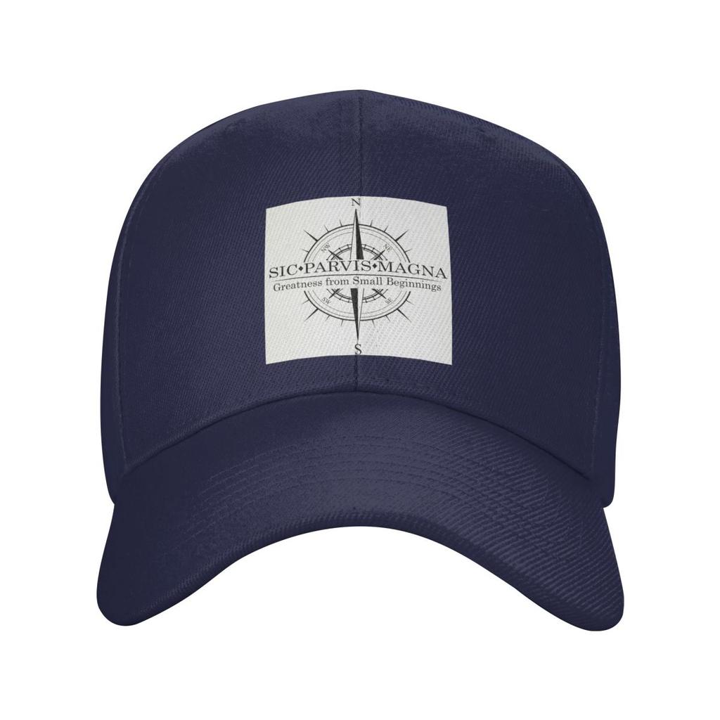 Sic Parvis Magna 4 Mit Kompass Kappe Mode Lässig Baseballkappen Verstellbarer Hut Hip Hop Sommer Unisex Baseballkappen