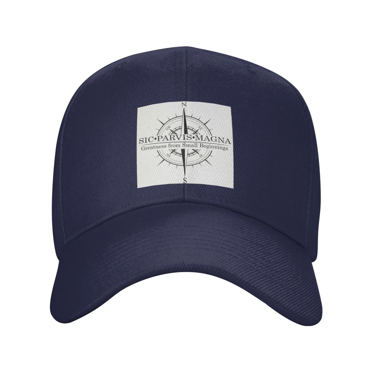 

Sic Parvis Magna 4 With Compass Cap Fashion Casual Baseball Caps Adjustable Hat Hip Hop Summer Unisex Baseball Hats One Size