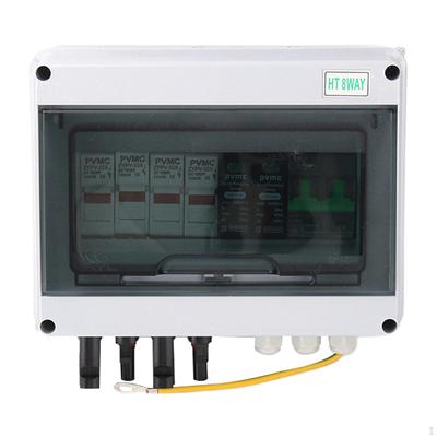 Solar Pv Combiner Box 2 Input 1 Output with Ground Wire Dirt-proof Heat-resistant Distribution