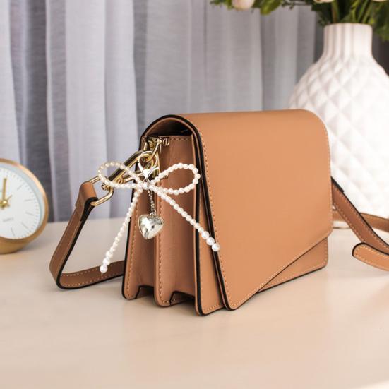 Pendant Keychain Bowknot Shape Wallet Car Backpack Keyring Decoration Decorative Chain Rearview Mirror Accessory
