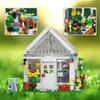 Greenhouse Building Block Pretty Flower Garden Architecture Model Kit Creative Bricks Flower House Decoration for Kids Adults