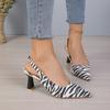 Fashion Suede Heels Ladies Simple Spell Colour Set Foot Fine Heel Large Size High Heels Single Shoes Sandals Clueless Shoes