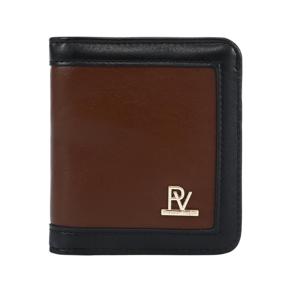 New Women's Lightweight Calfskin Wallet - Patchwork Color Block Design, Multi-Card Slots, Portable & Versatile.