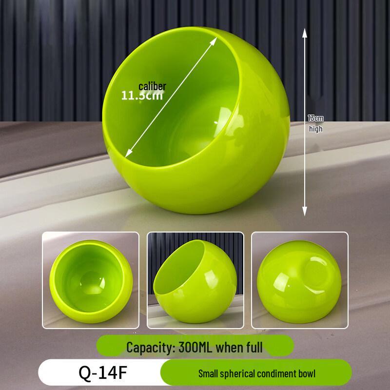 LIEI Small Spherical Plastic Seasoning Bowl