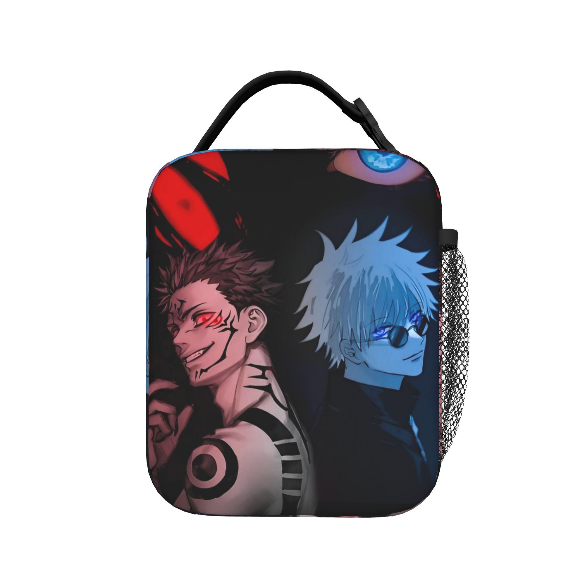 Choso Sac à Déjeuner Isotherme Anti-fuite Jujutsu Kaisen Anime Contenant Repas Sac Glacière Sac Cabas Boîte à Déjeuner Bureau Pique-nique Hommes Femmes One Size