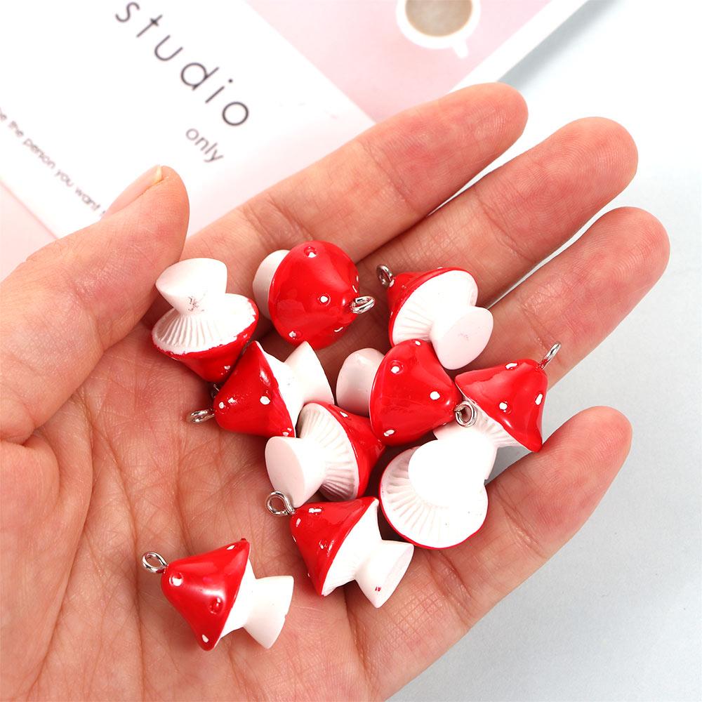 Vegetable Necklace Resin DIY Jewelry Accessories DIY Earring Mushroom Pendant Jewelry Making