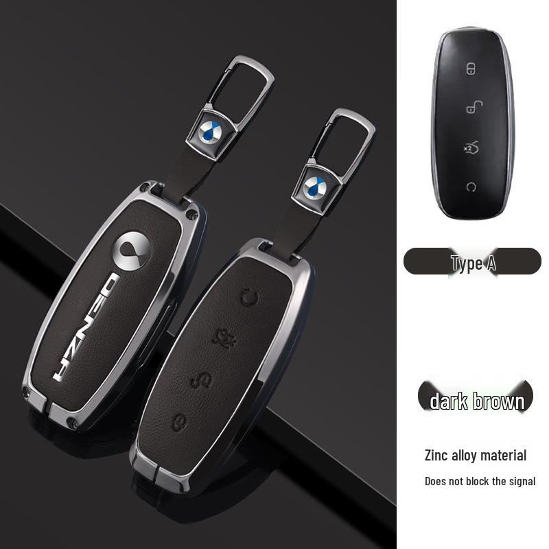 Denza D9 Key Case for 23 Models - High-End N7 N8 Car Remote Control Key Shell & Buckle