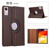 Applicable To Redmi Pad SE 11 Inch Flat Leather Case Pad2 Solid Color All-inclusive Rotating Lychee Pattern Bracket Anti-drop Shell
