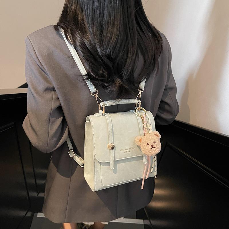 Premium Sense Backpack Women's New Fashion Versatile Commuter Bag College Student Travel Hand Carry Small Backpack