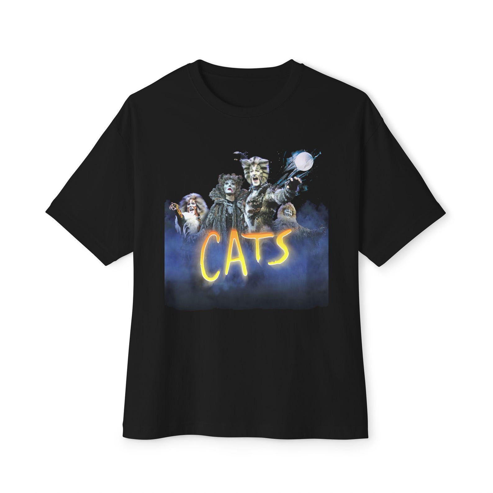 CATS Broadway Musical Logo Unisex Oversized Tees T-Shirt Size S-3XL 3XL