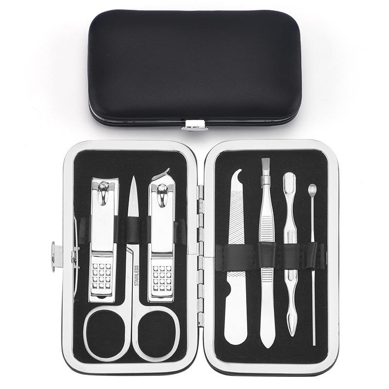 Premium 5-Piece Pedicure & Manicure Set: Nail Clippers, Scissors, Pliers, Ear Pick - Portable for Home Use