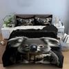 Koala Face Print Pattern. Bedding Sets Duvet Cover Sets Duvet Covers Pillowcases(1* Duvet Cover 2* Pillowcases Without Duvet Insert)