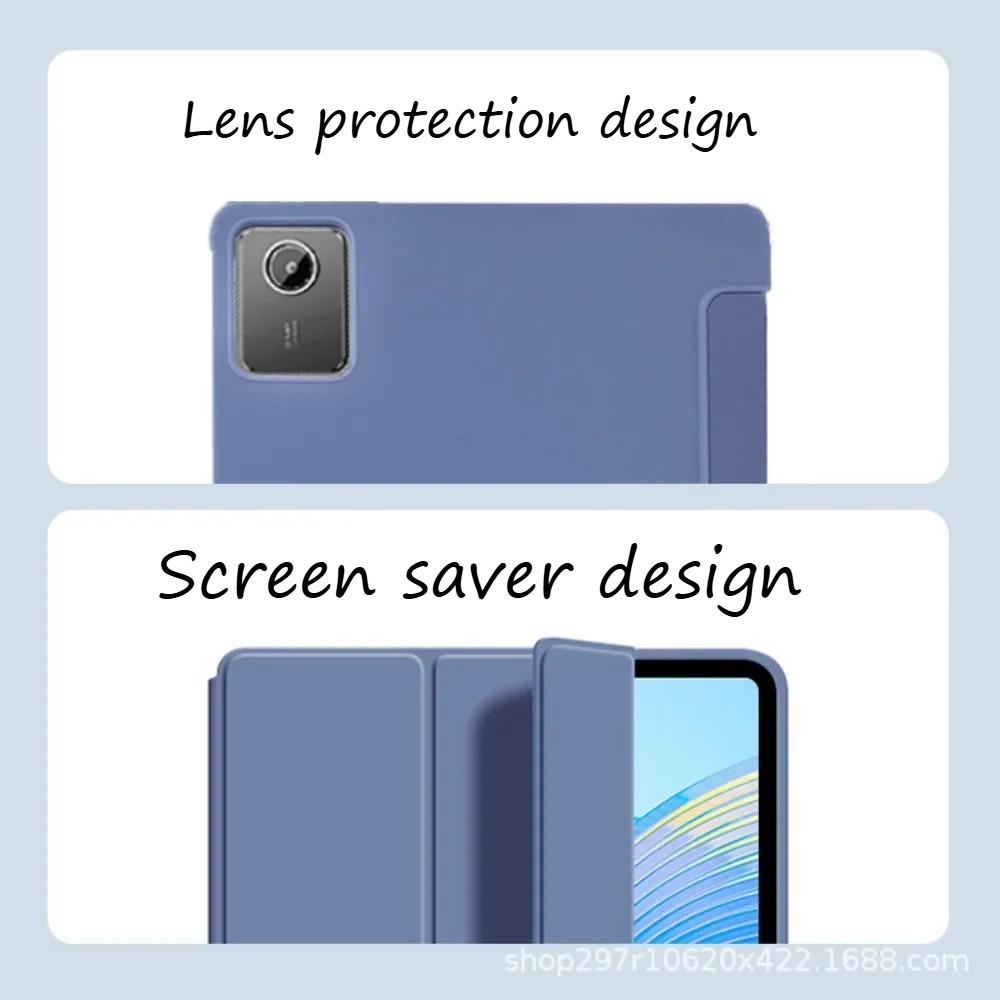 For Xiaomi Pad 6/7/8 & Pad 6/7/8Pro Smart Folio Case Soft TPU Back Stand Cover Funda Coque Tablet Case 11/11.2 inch