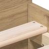 Artisan Oak Bed Frame 193 x 78 x 50 cm Engineered Wood