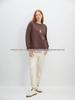 American Style Eiffel Tower Print Oversize Hoodie for Women - Autumn/Winter Round Neck Pullover
