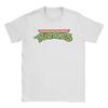 Vintage Ninja Turtles Retro Logo TShirts Men Round Neck Pure Cotton T Shirts  Short Sleeve Tee Shirt Birthday Present Clothing