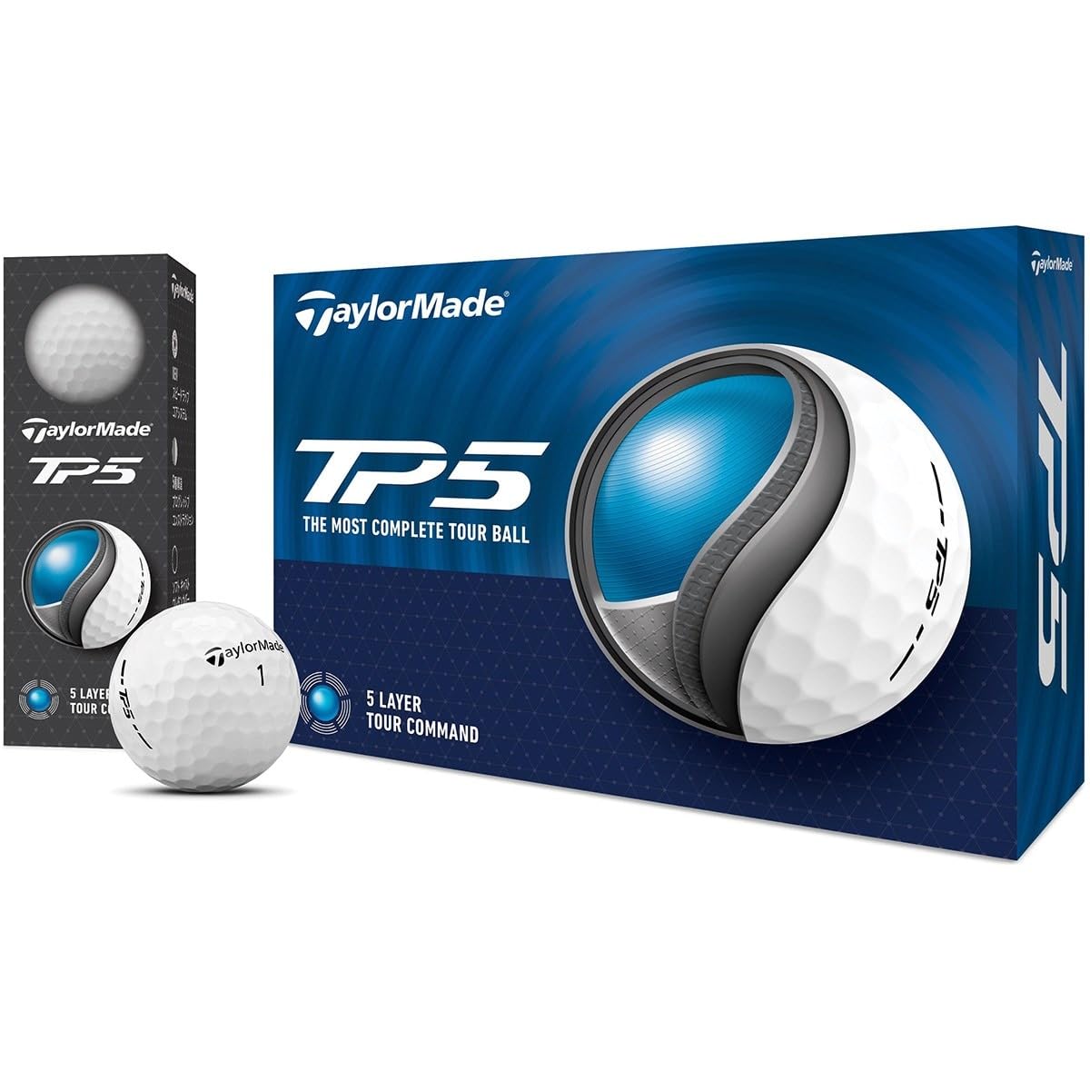 

TaylorMade TP5 Golf 3 Dozen Set White Balls, (36 Balls),