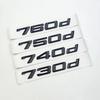 3d ABS Chrome Car Trunk Letters 730Ld 735Ld 740Ld 750Ld 760Ld Emblem Logo Nameplate Sticker For BMW F01 F02 G11 G12 Accessories