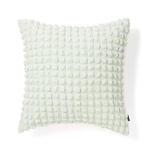 Francfranc Popcorn Waffle Cushion Cover 45 x 45cm Light Green (033)