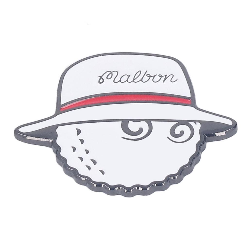Golfballmarker-Hutclips, abnehmbar, magnetisch, rostfrei, Marker-Hutclip für Damen, Herren und Erwachsene, Weiß