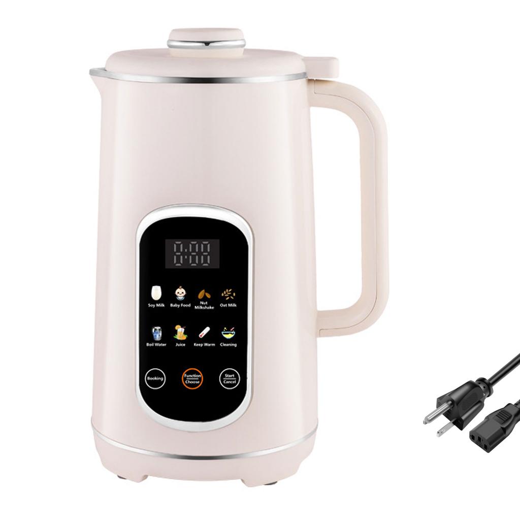 Nut Milk Maker Blender 8 in 1 Programmable Soy Milk Machine Digital Display Stainless Steel Blades 12L Capacity Self Clean for Nut Milk  