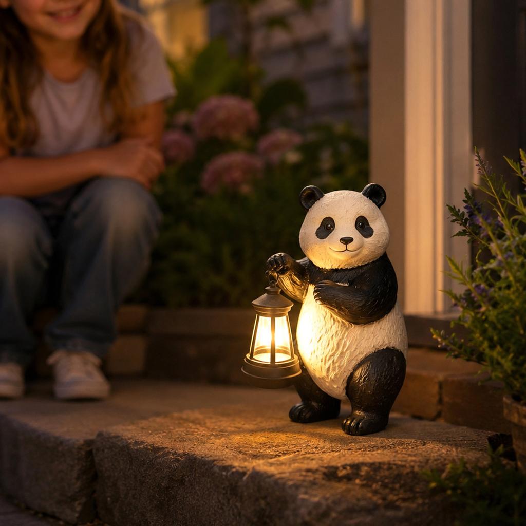 Powered Garden Statue with for Outdoor Decor