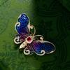 "Phantom Butterfly Brooch, Elegant Enamel Butterfly Brooch, Exquisite Anti-glare Pin.