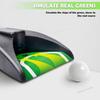Golf Ball Auto Return System Automatic Putting Cup with Kick Back Technology Golf Training Equipment for Indoor/Outdoor