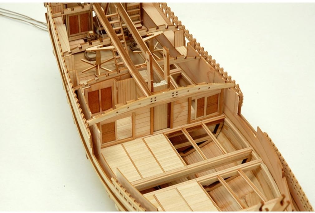 Woody Joe 1/72 Hishigaki Kaisen Wooden Model Assembly Kit (Ship)