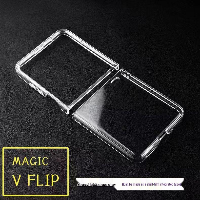 

Honor Magic V Flip Phone Case - HD Transparent, Anti-Fall, Foldable Screen Protector Honor Magic V Flip