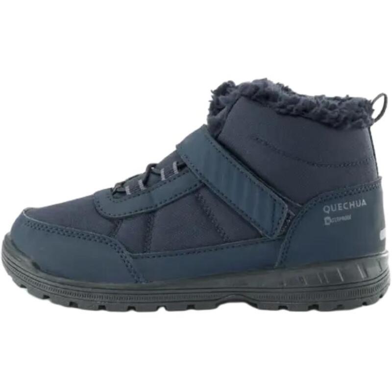 Decathlon SH100 Anti-Slip Wear-Resistant Waterproof Warm Kids Boots Dark Blue Children's Model