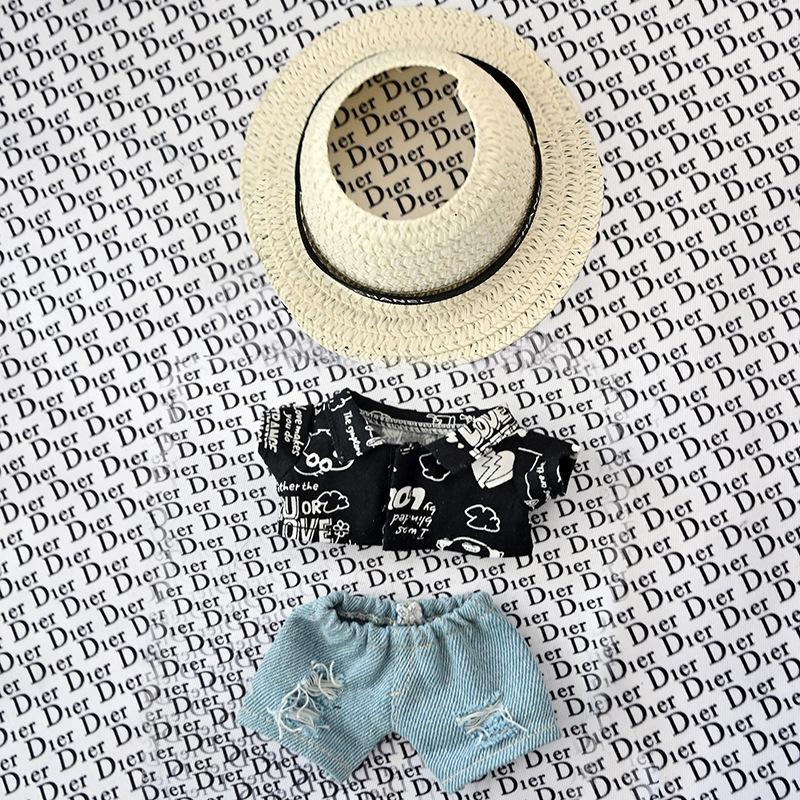 

Одежда Лабубу, Серия Вечеринка Сидя, Одежда для кукол, Первое и Второе поколения, Украшение Лабубу, Тканевая одежда Лабубу, Аксессуары-подвески для кукол 17CM